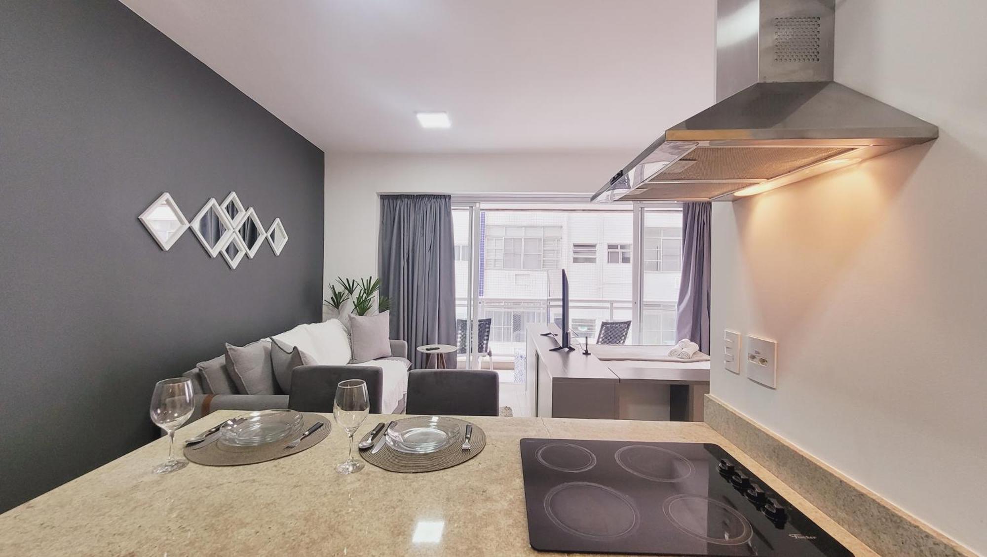 Apartmán Book Santos - Unlimited 618 - Veja E Escute O Mar Exteriér fotografie