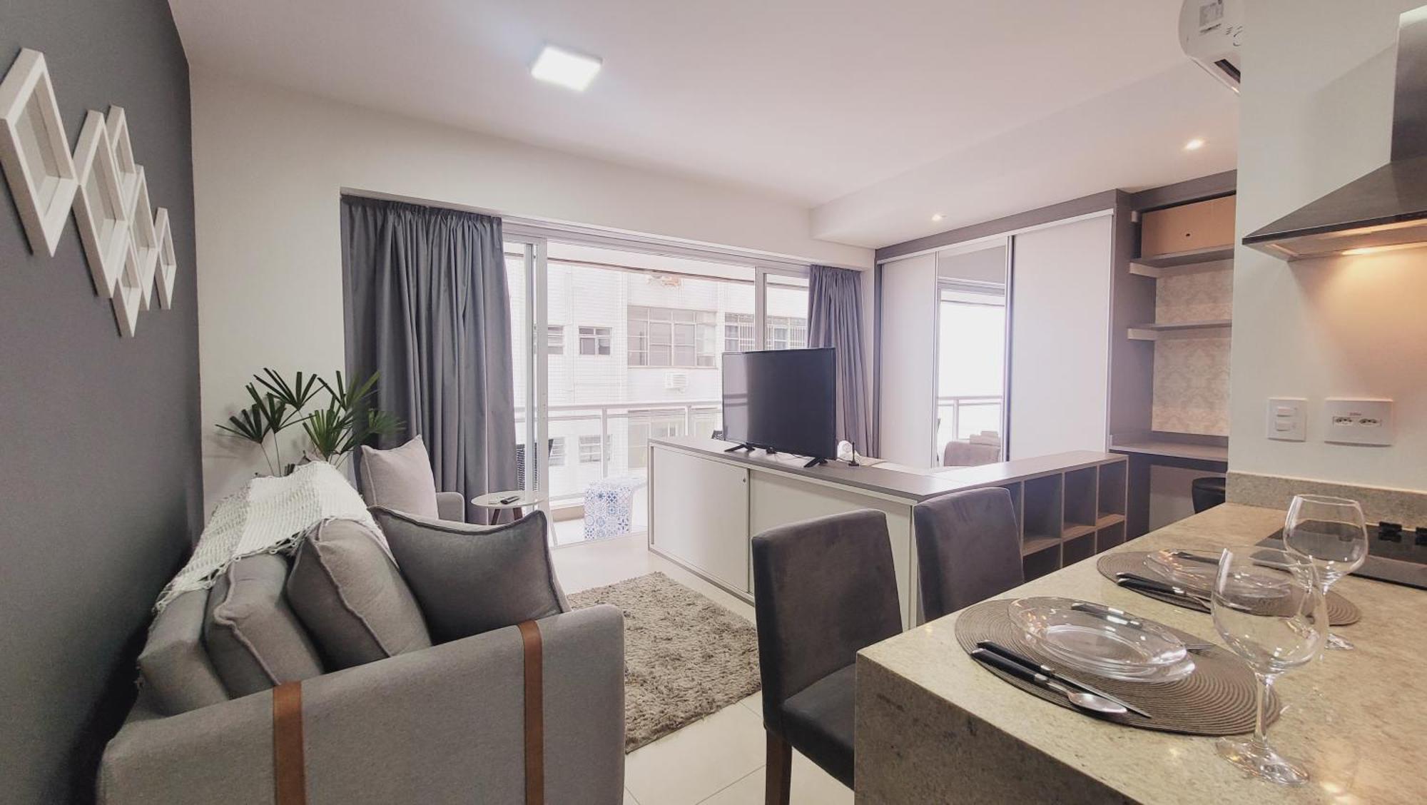 Apartmán Book Santos - Unlimited 618 - Veja E Escute O Mar Exteriér fotografie